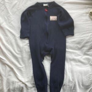 Merino Navy Bodysuit